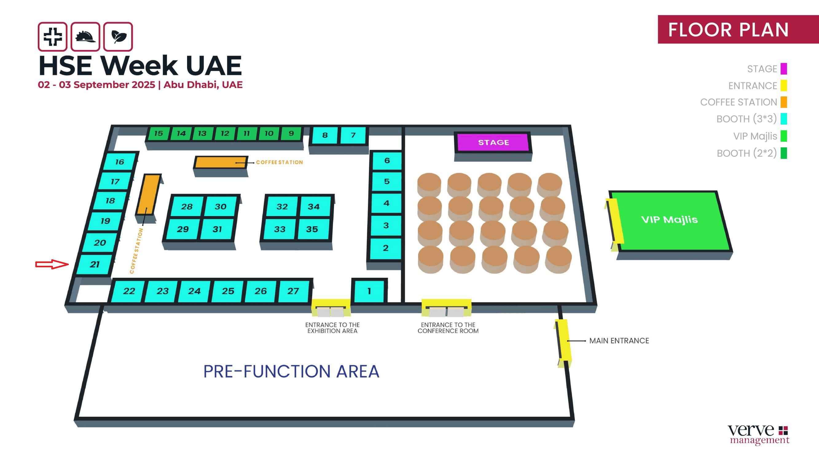 HSE Week - UAE 2025 Floor Plan